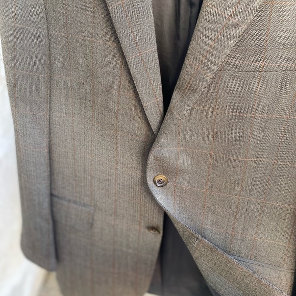 NW Burberry London 🇺🇸 Made Plaid Sport Coat Sz 40R - Picture 4 of 12